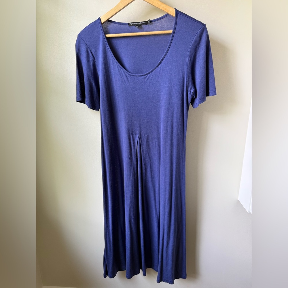 GUDRUN‎ SJODEN Dress Lagenlook Soft Baggy Oversized Drapey Comfy M READ